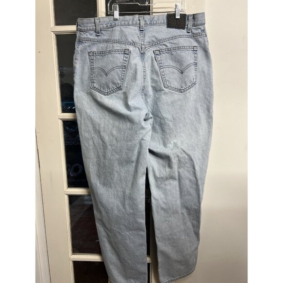 Vintage 90s Levi’s Silvertab Jeans Mens 38x34 Loose Fit Skater Baggy Denim USA - Picture 10 of 11